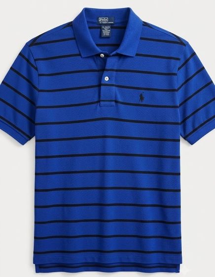 Polo By Ralph Lauren Men's Polo Blue Striped 