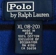 Polo By Ralph Lauren Men's Polo Blue Striped  รูปที่ 2