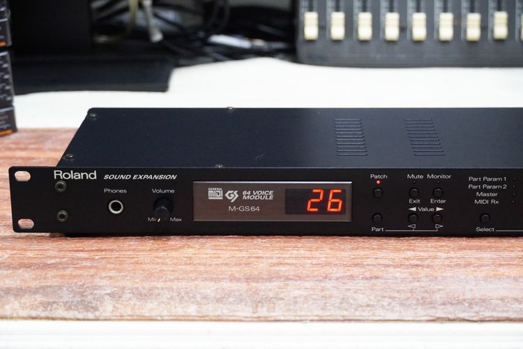 ROLAND M-GS64 ซาวด์แร็คเล่นเพลงคาราโอเกะมิดี้ รุ่นเท่า SC-88VL เสียงหนาสมจริง มือสอง นำเข้าสวยมาก รูปที่ 3