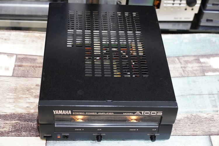 YAMAHA A100a (JAPAN) แอมป์สำหรับลำโพงมอนิเตอร์YAMAHA NS-10M ทุกรุ่น 50W+50W RMS ไฟ 100V พร้อมหม้อแปลง 200W รูปที่ 7