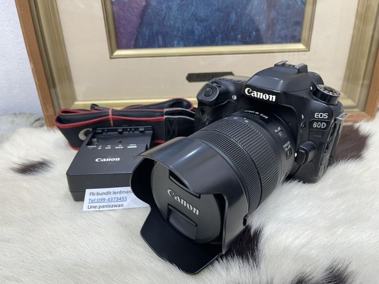 Canon 80D เลนส์ 18-135nano ใช้งานดี สภาพไม่สวย 9,500 บาท