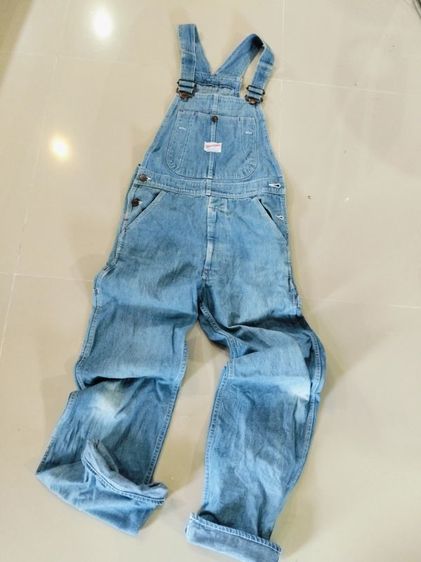 ขอขายกางเกงยีนส์เอี๊ยม Wrangler 70s งานเก่าญี่ปุ่นแท้ ขนาดเอว 30" ความยาวขาวัดใน 31"ความกว้างปลายขา 8.5" รูปที่ 12