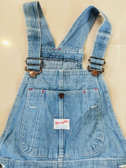 ขอขายกางเกงยีนส์เอี๊ยม Wrangler 70s งานเก่าญี่ปุ่นแท้ ขนาดเอว 30" ความยาวขาวัดใน 31"ความกว้างปลายขา 8.5" รูปที่ 3