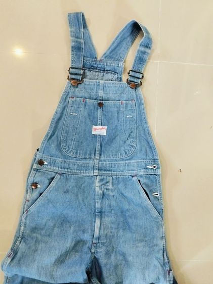 ขอขายกางเกงยีนส์เอี๊ยม Wrangler 70s งานเก่าญี่ปุ่นแท้ ขนาดเอว 30" ความยาวขาวัดใน 31"ความกว้างปลายขา 8.5" รูปที่ 2