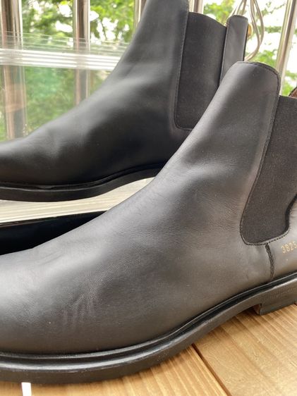 รองเท้าบู๊ทหนังแท้ Common Projects Sz.37eu23cm Made in Italy สีดำ ของใหม่เกือบหมื่น สภาพสวย รูปที่ 11