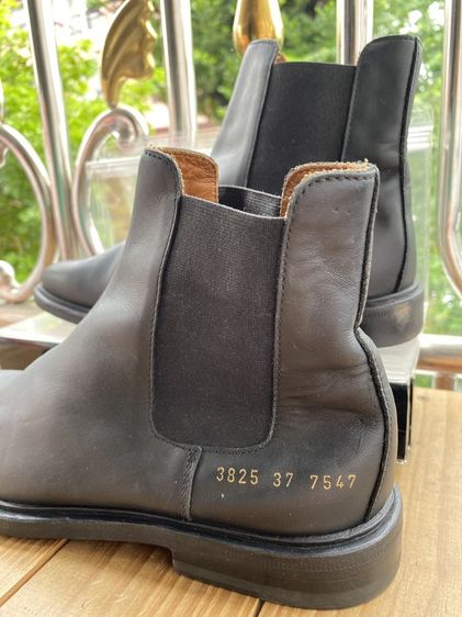 รองเท้าบู๊ทหนังแท้ Common Projects Sz.37eu23cm Made in Italy สีดำ ของใหม่เกือบหมื่น สภาพสวย รูปที่ 10