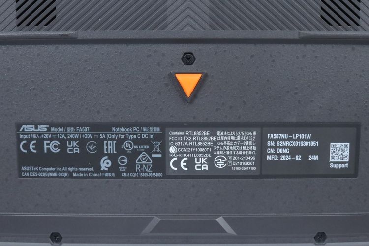 ASUS TUF GAMING A15 Ryzen 5 7535HS.RTX4050 RAM16.512GB รูปที่ 14