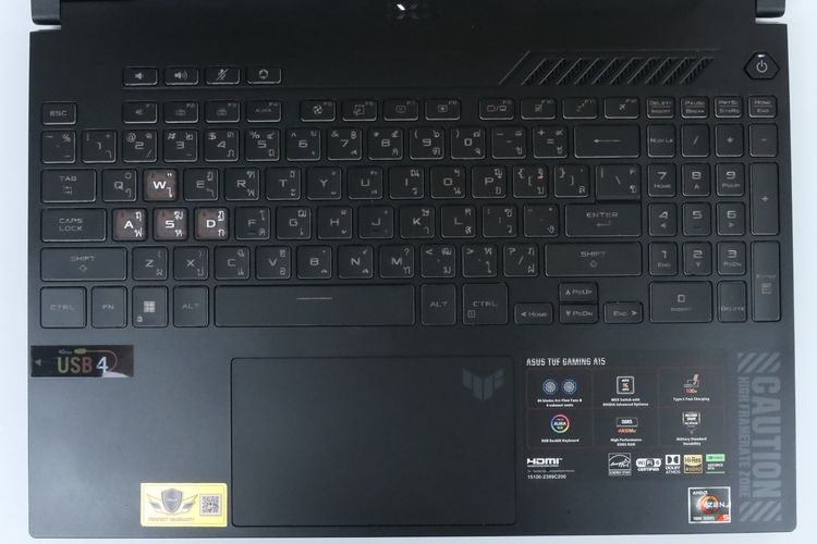 ASUS TUF GAMING A15 Ryzen 5 7535HS.RTX4050 RAM16.512GB รูปที่ 5
