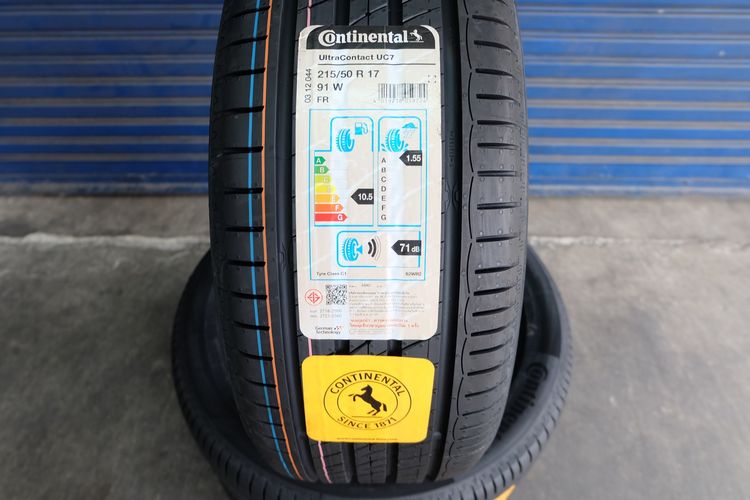 💛 ยางใหม่ Continental รุ่น UltraContact UC7 ขนาด 215 50R17 ปี26 💛 รูปที่ 2