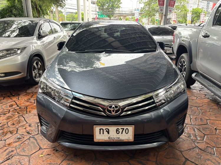 Toyota Altis 2015 1.8 E Sedan เบนซิน ไม่ติดแก๊ส เกียร์อัตโนมัติ เทา รูปที่ 2