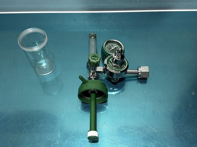 อุปกรณ์เพื่อสุขภาพ เกจ์ลมออกซิเจน (Pressure gauge Oxygen)