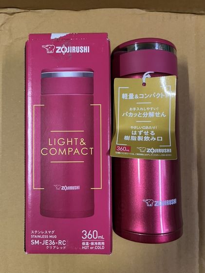 Zojirushi กระติกน้ำเก็บความเย็น/ความร้อน รุ่น SM-JE36 RC สีแดง
