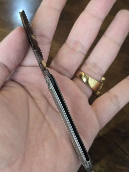 หวีพกพาโบราณ (Antique Pocket Comb) ปลอกเงินแท้ ลวดลายดอกไม้หรือเถาวัลย์สไตล์อาร์ตนูโว รูปที่ 11