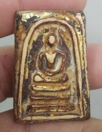 75418-พระสมเด็จเนื้อผงทาชาด ลงรักเก่า รูปที่ 13