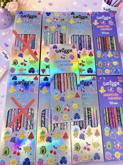 อุปกรณ์การเขียนและลบคำผิด ดินสอไม้  smiggle HB/2B