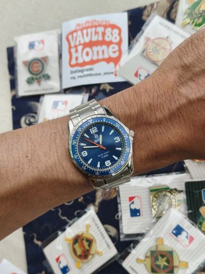 ⌚⚾Vintage 2006 MLB LA Dodgers Watch by Citizen CBM + 10pcs MLB Pins Set  นาฬิกาพร้อมเข็มกลัด 10 ชิ้น MLB แท้ รูปที่ 6
