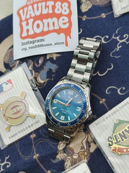 ⌚⚾Vintage 2006 MLB LA Dodgers Watch by Citizen CBM + 10pcs MLB Pins Set  นาฬิกาพร้อมเข็มกลัด 10 ชิ้น MLB แท้