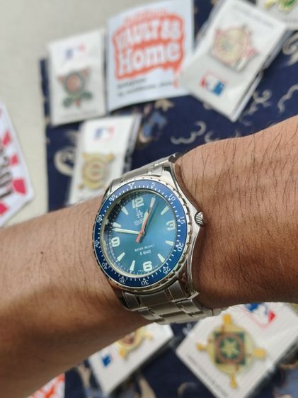 ⌚⚾Vintage 2006 MLB LA Dodgers Watch by Citizen CBM + 10pcs MLB Pins Set  นาฬิกาพร้อมเข็มกลัด 10 ชิ้น MLB แท้ รูปที่ 5