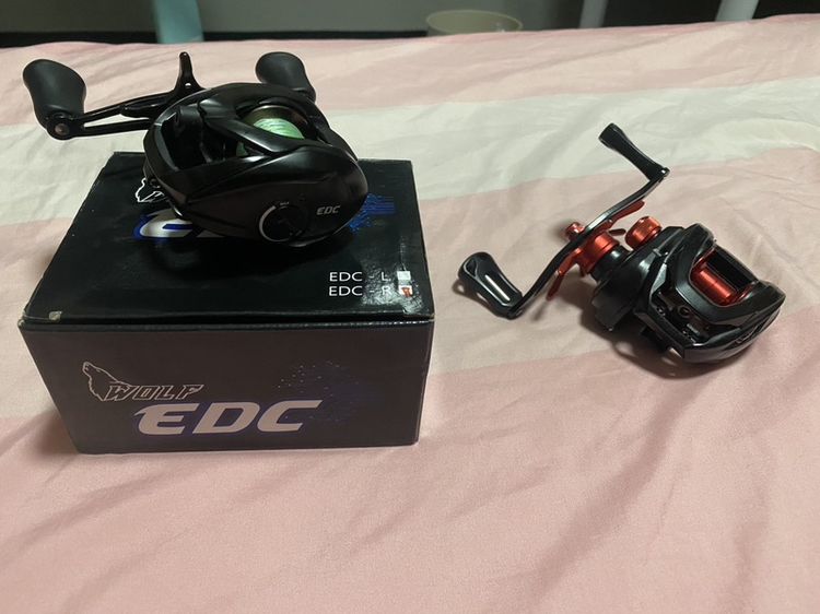 ตกปลา อื่นๆ ผู้หญิง รอกเบส wolf edc (มือหนึ่ง),daiwa pr100