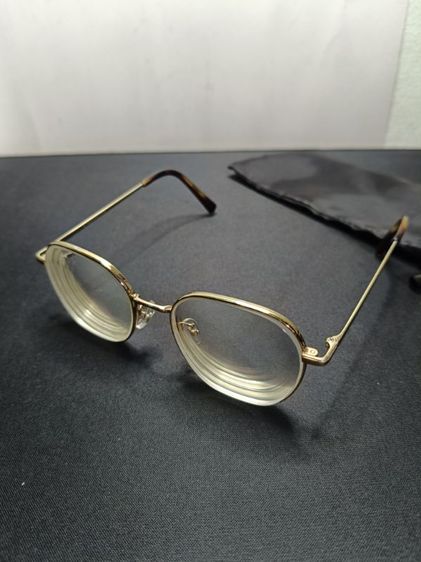 อื่นๆ แว่นสายตา กรอบแว่นตา LIINTA รุ่น L1041 OW ทรงเหลี่ยมมนสีทองสไตล์เกาหลี มือสองสภาพดี
