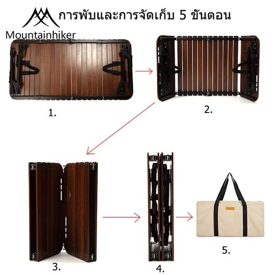 โต๊ะพับแค้มป์ปิ้ง  รูปที่ 2