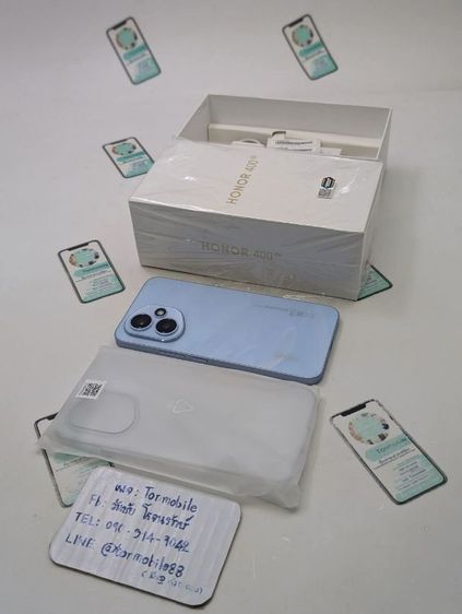 ขาย เทิร์น Honor 400 256 GB ศูนย์ไทย อายุ 12 วัน สภาพใหม่เอี่ยม อุปกรณ์ครบยกกล่อง ประกันยาว เพียง 7,990 บาท เท่านั้น ครับ 