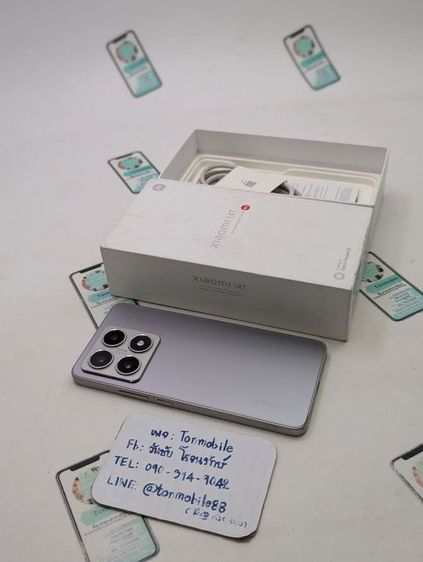 อื่นๆ 256 GB ขาย เทิร์น Xiaomi 14T Ram 12 Rom 256 ศูนย์ไทย ขายตามสภาพ อุปกรณ์ครบยกกล่อง ถูกๆ เพียง 4,590 บาท เท่านั้น ครับ