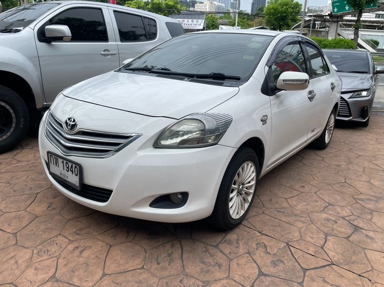 Toyota Vios 2011 1.5 J Sedan เบนซิน ไม่ติดแก๊ส เกียร์อัตโนมัติ ขาว