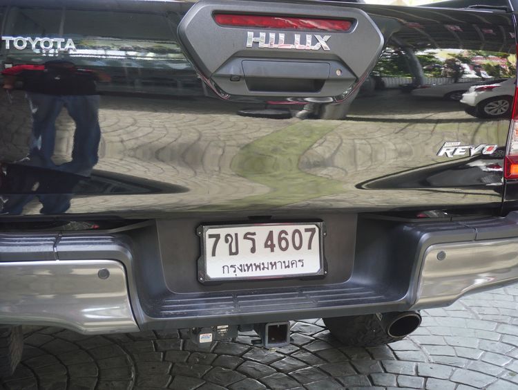 Toyota Hilux Revo 2020 Double Cab Prerunner 2x4 2.4 Rocco Pickup ดีเซล ไม่ติดแก๊ส เกียร์อัตโนมัติ ดำ รูปที่ 2