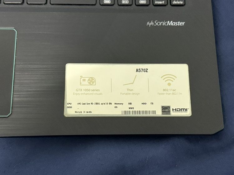 ASUS A570Z Ryzen 5 15.6 นิ้ว รูปที่ 3