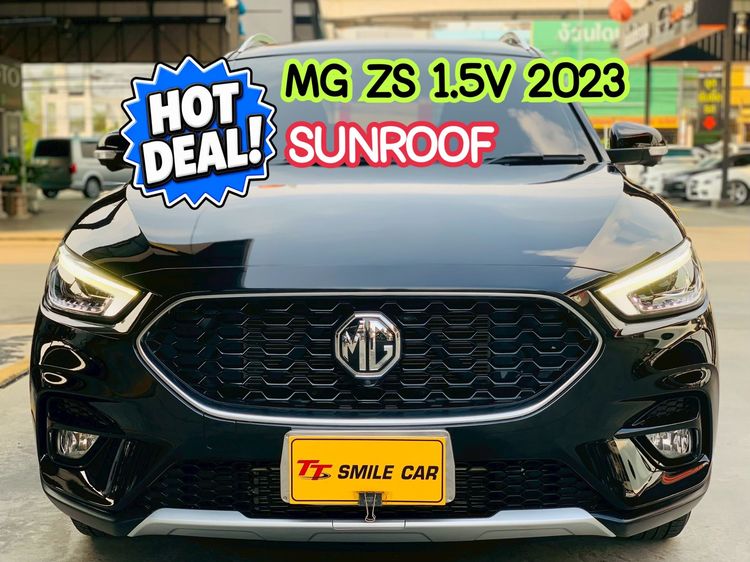 รถ MG ZS 1.5 V Sunroof สี ดำ