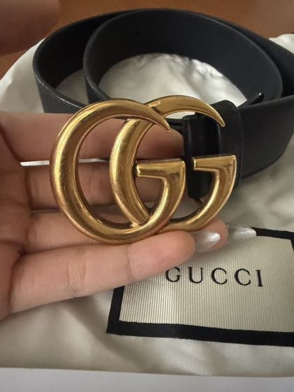 เข็มขัด Gucci มือสอง มีถุงผ้า ขนาดกว้าง 3cm.ยาว70cm.เอว25-29 เจาะเพิ่มได้อีก2นิ้ว มีพร้อมถุงผ้า