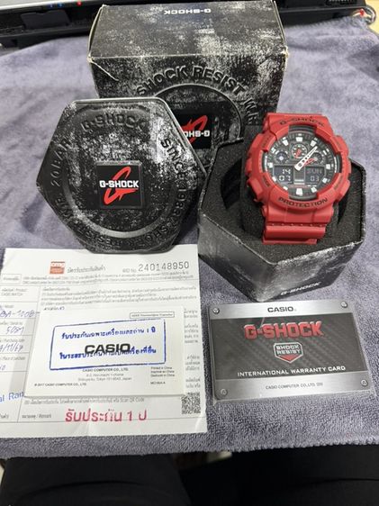 แดง G-Shock GA-100B แท้100%