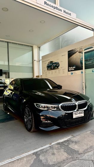 BMW Series 3 2021 320d Sedan ดีเซล ไม่ติดแก๊ส เกียร์อัตโนมัติ ดำ