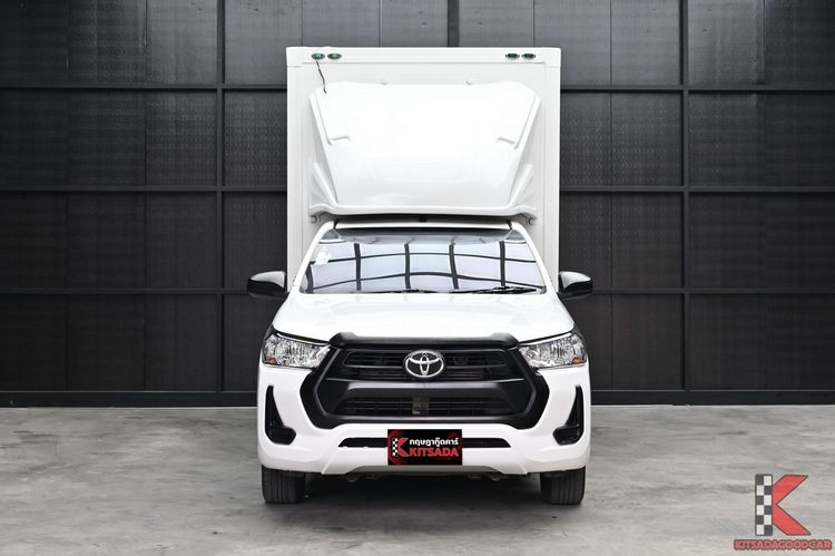 Toyota Hilux Revo 2021 2.4 Entry Pickup ดีเซล ไม่ติดแก๊ส เกียร์ธรรมดา ขาว รูปที่ 2