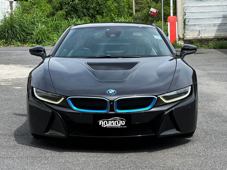 BMW I8 2014 1.5 Hybrid AWD Sedan ปลั๊กอินไฮบริด (PHEV) ไม่ติดแก๊ส เกียร์อัตโนมัติ ดำ รูปที่ 3