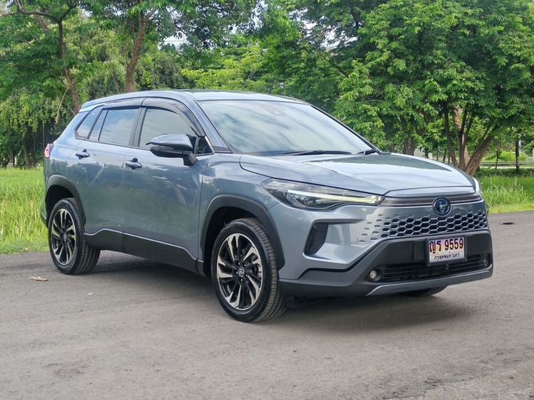 Toyota Corolla Cross 2024 1.8 HEV Premium Utility-car ปลั๊กอินไฮบริด (PHEV) ไม่ติดแก๊ส เกียร์อัตโนมัติ เทา