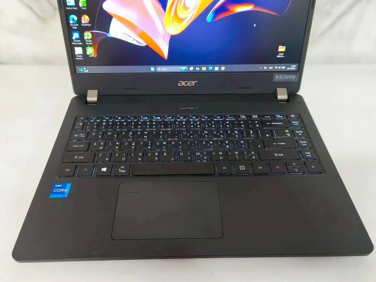 ขาย โน็ตบุ๊ค Acer TravelMate  Core i7 Gen11Ram 8 GB M.2 512GB จอ14นิ้ว Full HD IPS แบตเก็บนานๆ วินโดว์แท้ ราคา8,500บาท รูปที่ 10