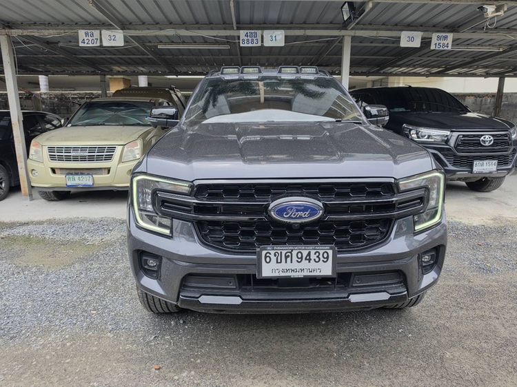Ford Everest 2024 2.0 Titanium Sport Utility-car ดีเซล เกียร์อัตโนมัติ เทา รูปที่ 4