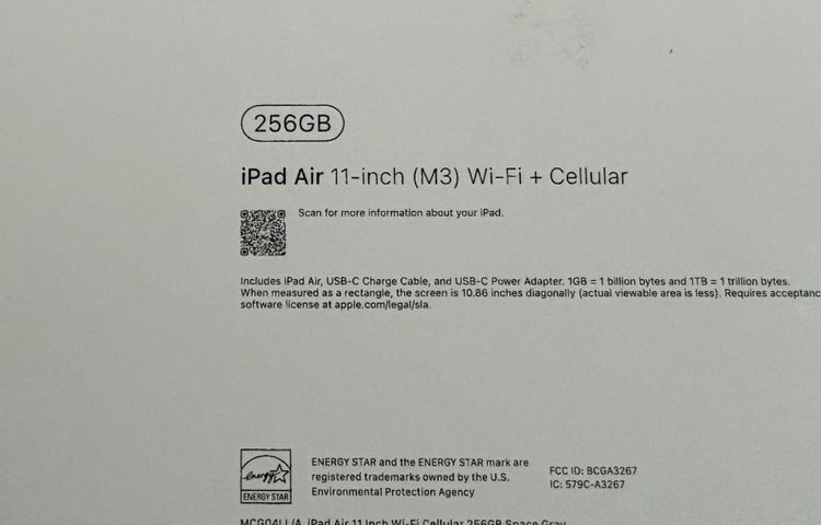 iPad Air M3 256GB ใส่ซิมได้ รูปที่ 3