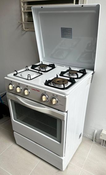 อุปกรณ์ในครัวอื่นๆ LUCKY FLAME LF-352 เตาอบ เตาแก๊ส เตาย่าง (3 in 1) เตาแก๊สพร้อมเตาอบแบบตั้งพื้น พร้อมฝาปิด