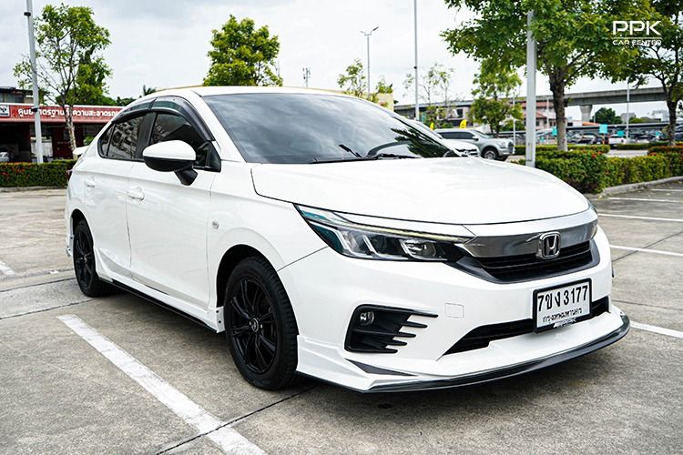 Honda City 2022 1.0 S Sedan เบนซิน ไม่ติดแก๊ส เกียร์อัตโนมัติ ขาว รูปที่ 3