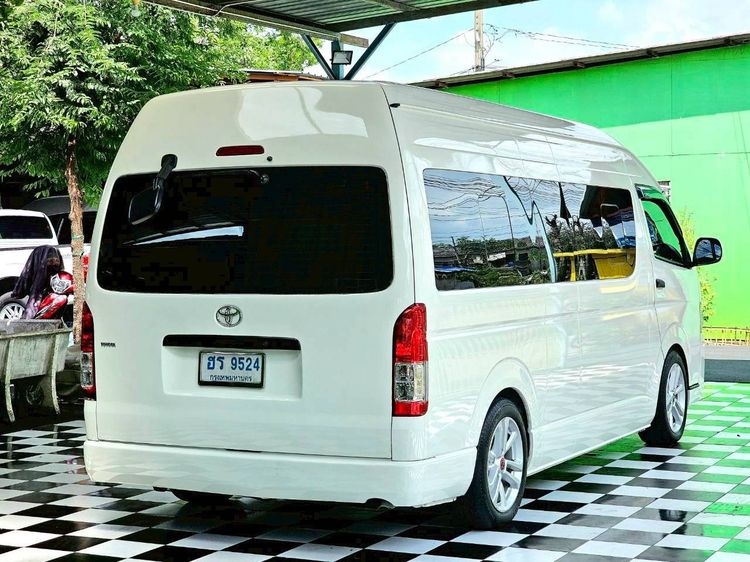 Toyota Commuter 2014 3.0 Van ดีเซล ไม่ติดแก๊ส เกียร์ธรรมดา ขาว รูปที่ 4