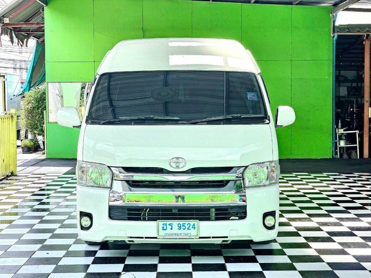 Toyota Commuter 2014 3.0 Van ดีเซล ไม่ติดแก๊ส เกียร์ธรรมดา ขาว รูปที่ 3