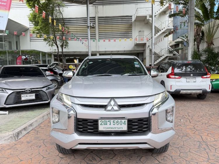 Mitsubishi Triton 2018 2.4 GLX Plus Pickup ดีเซล ไม่ติดแก๊ส เกียร์อัตโนมัติ เทา รูปที่ 2