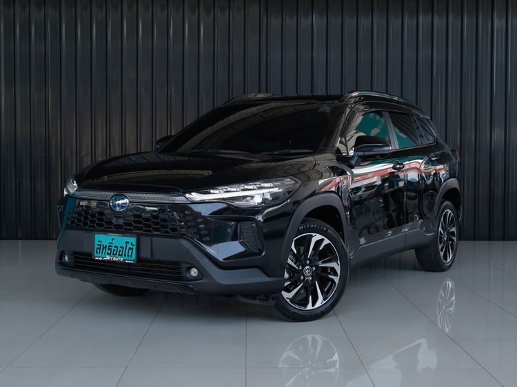 Toyota Corolla Cross 2024 1.8 HEV Premium Luxury Utility-car ไฮบริด ไม่ติดแก๊ส เกียร์อัตโนมัติ ดำ รูปที่ 2