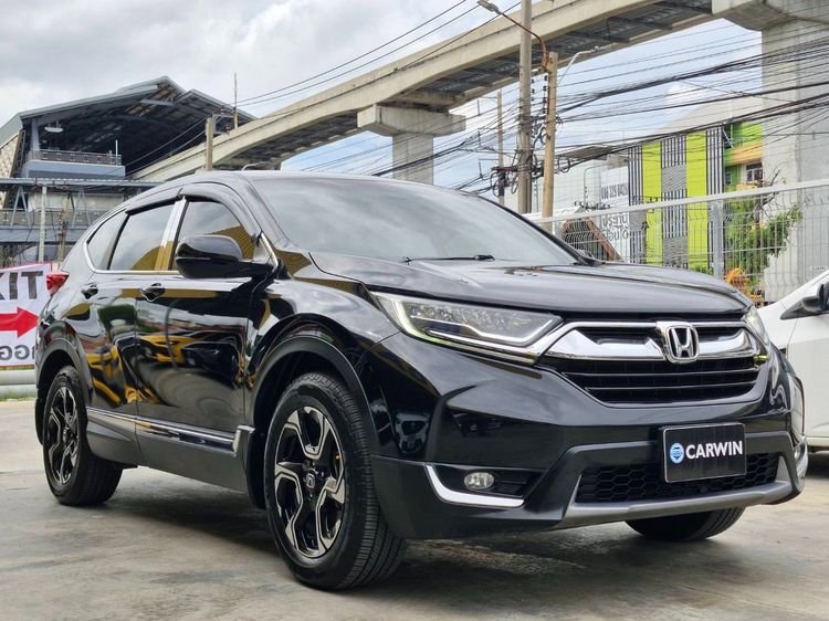 Honda CR-V 2019 2.4 EL 4WD Utility-car เบนซิน ไม่ติดแก๊ส เกียร์อัตโนมัติ ดำ รูปที่ 3