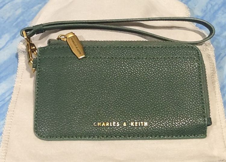 อื่นๆ หนัง PU ไม่ระบุ เขียว กระเป๋าสตางค์ CHARLES & KEITH รับประกันแท้ 100%