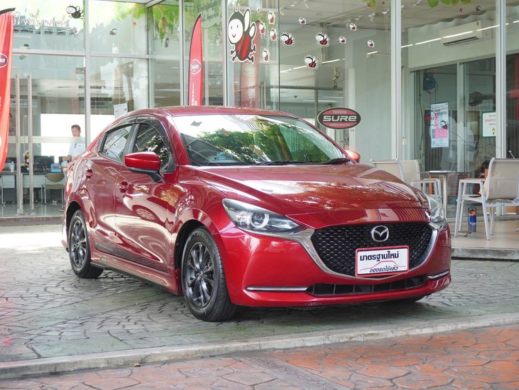 รถ Mazda Mazda 2 1.3 Skyactiv-G S Leather Sedan สี แดง
