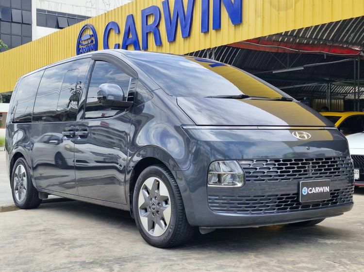 Hyundai Staria 2021 2.2 SEL Utility-car ดีเซล ไม่ติดแก๊ส เกียร์อัตโนมัติ เทา รูปที่ 3